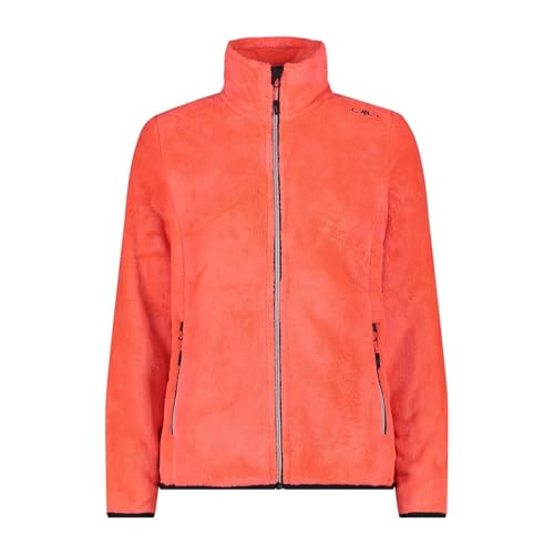 CMP - Woman Jacket, Red Fluo-Antracite, 44