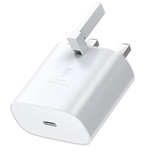 Samsung Fast Charger Plug, USB Type C Fast Charging Adapter UK USBC For Samsung Galaxy S25 S24 S23 S22 S21 S20 A16 A15 A14 A13 A12 A55 A54 A53 A52 A35 A33 A34 A32 A36/A26/A17/A56