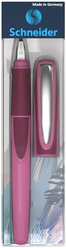 Image of Schneider Boysenberry Ray 168209 Fountain Pen Right-Handed with Standard Ink Cartridge Royal Blue
