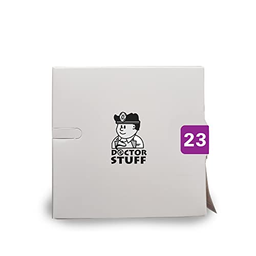Doctor Stuff - 2023 Year Stickers, Medical Arts Press Compatible Series, Purple Colored Year Labels For End Tab File Folders, 500/Roll, 1 Roll, 3/4" X 1-1/2" #TOP1