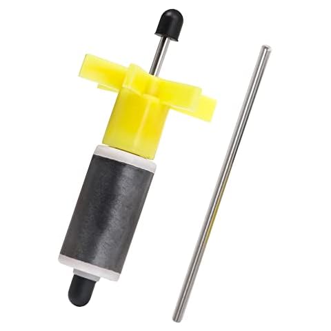 logyues Diameter 16mm(0.63Inch) Replacement Filter Impeller Submersible Pump Rotor Yellow Cover