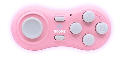 Image of Scope Remote- Remote for Anki. Customizable with Anki Add-on, Compatible with Windows, Mac, iOS, iPad, and Android. Quizlet Compatible, Anki Controller. Pearl Pink, Plus (16-18 Hours Battery)