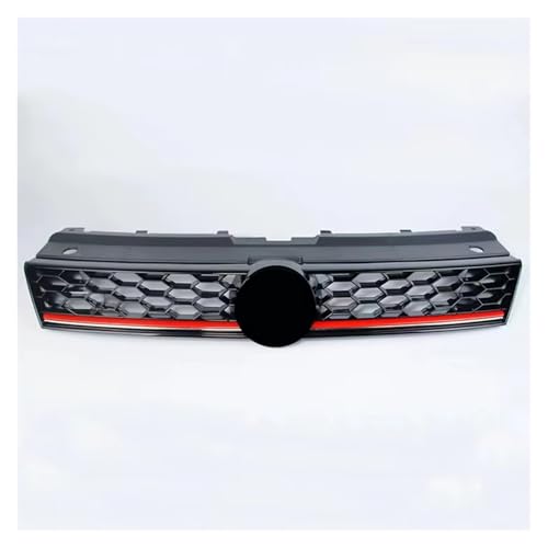 Grille calandre pour VW Polo 2014-2018 pare-chocs avant nid d'abeille noire