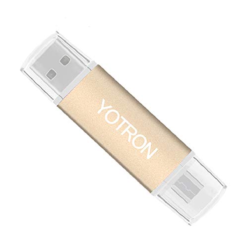 OTG Flash Drive-USB Memory Stick for Computers Android Flash Drive 32 GB USB Flash Drives Metal USB Thumb Drives Colorful USB Stick Pen Drive 32 GB Water&Shcok Resistant Frosted by YOTRON
