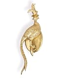 KVTTOZA Christmas Bird Wall Mount Decor Animal Sculptures Wall Decor Wall Hanging Art Decor Resin Animal Head Wall Hanging Decoration for Living Room Bedroom Kitchen Office Gift for Birthday Christmas