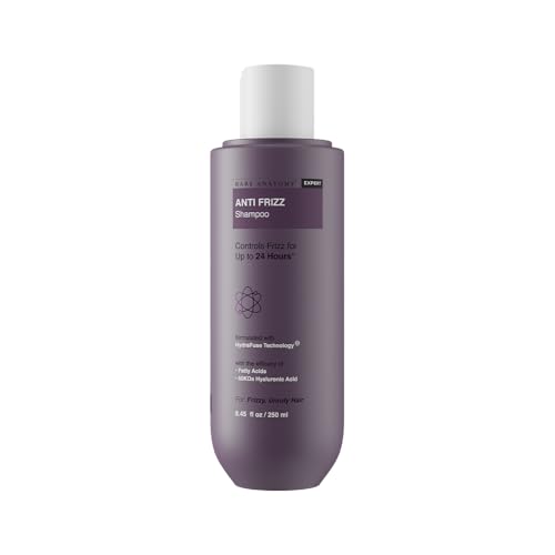 Bare Anatomy Anti Frizz Shampoo, Frizz Control Upto 24 Hours, Powered By Hyaluronic Acid & Fatty Acids, Dry & Frizzy Hair, Smooth, Shiny & Frizz Free Hair For Unisex, 250ml