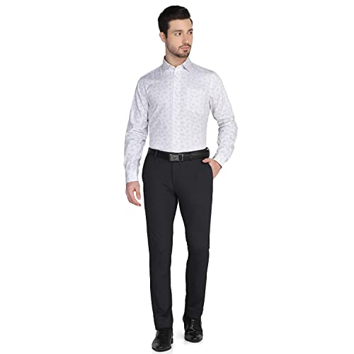 Image of blackberrys Structured Nylon Slim Fit Mens Work Wear Trousers
