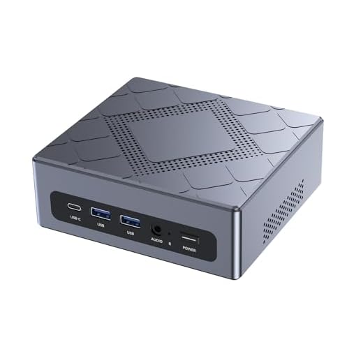 NiPoGi CK10 Mini PC Ιntel Core i5-12450H(8C/12T, jusqu'à 4,4 GHz), 16Go DDR4 Dual Channel 512GB SSD Mini Ordinateur de Bureau, 2X HDMI + VGA 4K UHD Triple écran, 4X USB 3.0, WiFi 6, BT 5.2