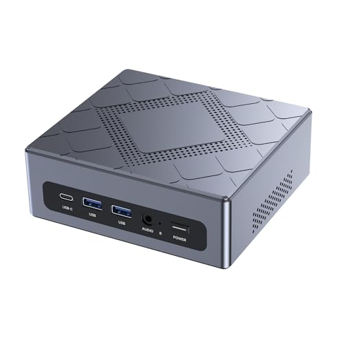 NiPoGi CK10 Mini PC Ιntel Core i5-12600H(12C/16T, jusqu'à 4,5 GHz), 16Go DDR4 512GB NVME M.2 SSD...