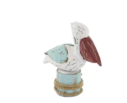 Deco-79-Wood-Pelican-Decorative-Sculpture-Home-Decor-Statue-Accent-Figurine-9-x-3-x-10-Multi-Colored Deco 79 Wood Pelican Decorative Sculpture Home Decor Statue Accent Figurine 9 x 3 x 10 Multi Colored
