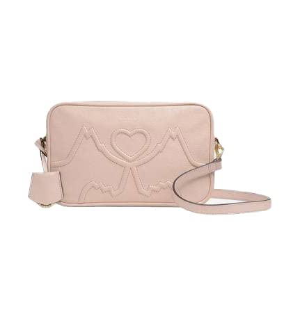 RADLEY Small Manor Grove Valentines - Bolso cruzado de piel con cremallera para cámara, color rosa pálido, rosa claro, Small
