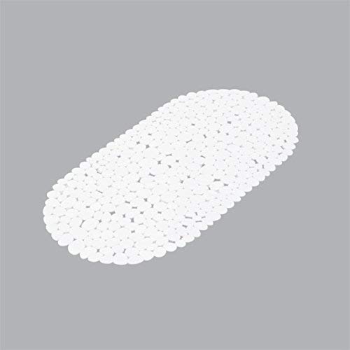 Douceur d'Intérieur Bath Mat Pebble Design 69 x 36 x 1 cm white