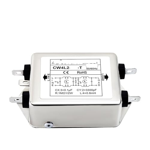 Filtre secteur deux étages CW4L2-3A-T pour bloquer l'interférence électrique - 3