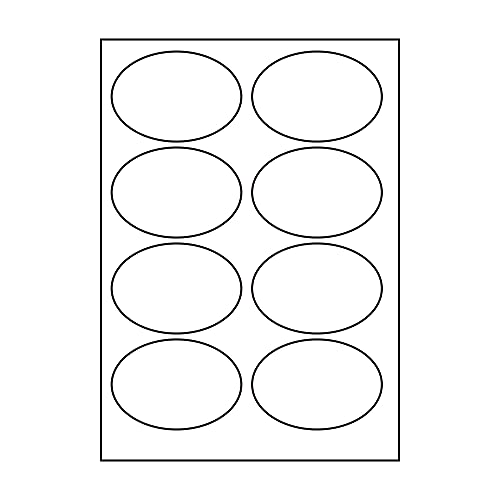MCL-20(VP) ナナクリエイト マットラベルシール 1ケース 500シート A4 楕円 8面 91.4×63.5mm カラーレーザープリンタ用 nana MCL20