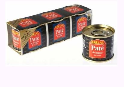 Argal Paté di Fegato di Maiale, Confezione Facile Apertura, 9 Vasetti da 80 g
