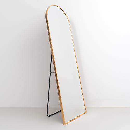 Flamingueo - Espejo de Pared Grande, Espejo de pie, Espejo Dorado, Espejo de Arco, decoración de casa, Espejo Grande, decoración de Dormitorio, Espejo Grande, decoración - imagen 7