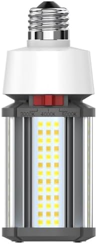 Miniatura 2 de Satco ColorQuick - Lámpara de repuesto LED de base media seleccionable CCT de 18 W en estilo utilitario, 6.22 pulgadas de longitud y 2.36 pulgadas