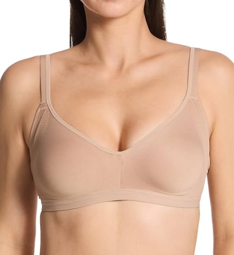 Warner's Women's Easy Does It No Bulge Wirefree Contour Bra, RM3911A, Toasted Almond, 2X