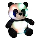 Design multifonction apaisant : ce doudou panda avec fonction lumineuse enrichit l'esthétique de la pièce en tant qu'objet de décoration, apporte du confort, sert de compagnon de jeu et assure un sommeil douillet pour des nuits confortables. Il est fonctionnel dans de nombreuses situations et crée une atmosphère de bien-être relaxante.