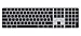 Price comparison product image Apple Magic Keyboard with Touch ID and Numeric Keypad for Mac models silicon - Portuguese - Black Keys
