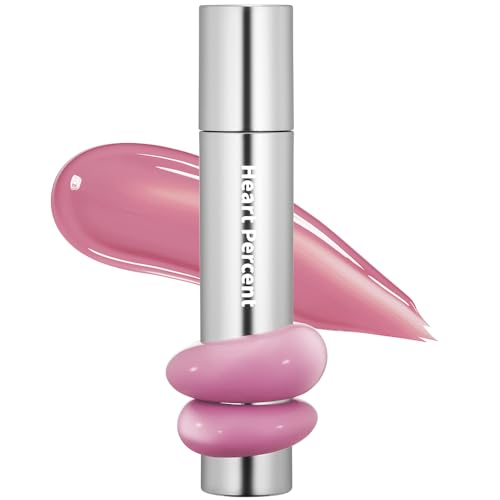 Image of Heart Percent Dote On Mood One Way Glowy Tint, Glass-like High Shine Glossy Finish w /Long-Lasting Luminous Color Lip Stain for Glowy Look, #18. Mystic Mauve