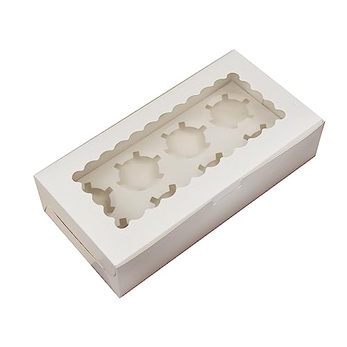 LfrXtra 5er Cupcake Box mit Sichtfenster