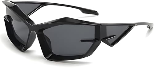Image of Roshfort Sports Non Polorized Sunglasses UV Protection Sunglass for Men & Women Cycling Running Driving Fishing Multi Shade Glasses ITALIC (Size -Medium)