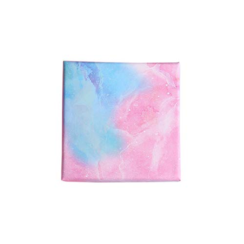 Balight Jewelry Box Patrón de mármol colorido Joyero único para regalo Bolsa de regalo portátil con cuerda 1 PCS