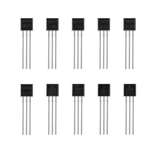 250 Pcs Transistor Assortment A1015 BC327 BC337 C1815 S8050 S8550 2N2222 2N2907 2N3904 2N3906 PNP NPN Power General Purpose 10 Values Power Transistors Assortment Kit - Thumbnail 5