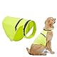 MIRKUZI 1 Hundesicherheitsweste, reflektierende Hundeweste, fluoreszierender Stoff, verstellbare orange fluoreszierende Hundeweste