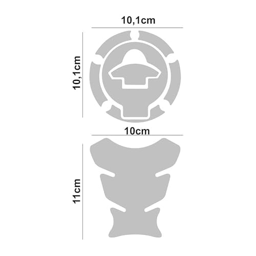 Kit Adesivo Protetor Tanque e Bocal moto Yamaha THOR