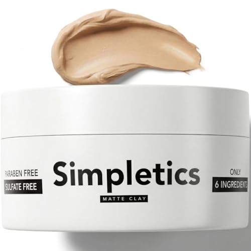 Simpletics Hair Clay for Men (Vanilla Scent)