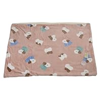 Amazon｜フレンズヒル ターチャンライフ ボア付ブランケット ピンク YW