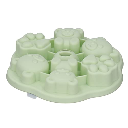 Molde de silicona diseño oso y gato para alimentos miniatura 7