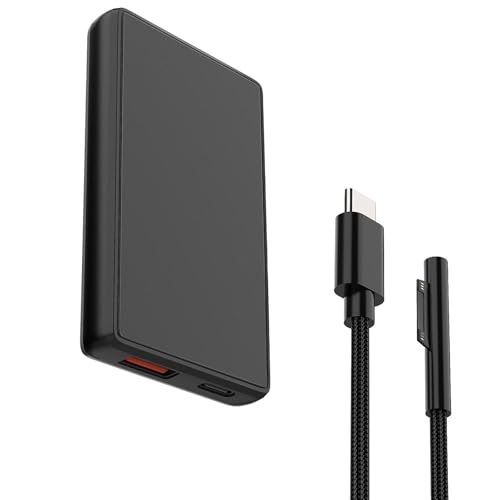 【2025革新・超薄型】互換Surface充電器 65W/45W PD急速充電 Surface Pro 充電器 対応Suface Pro11/10/9/8/7/6/Book/Laptop Goサーフェス ACアダプター 互換1800/1625/1735/1736 Surface ACアダプター 折畳式 USB-C&A 2ポート搭載 サーフェス ケーブル付き サーフェス 急速充電器