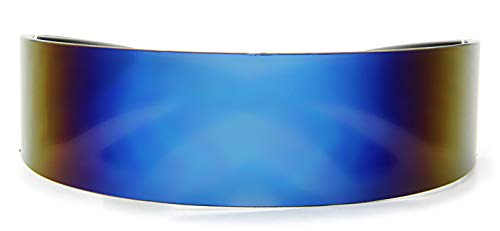Image of Futuristic Shield Sunglasses Monoblock Cyclops 100% UV400