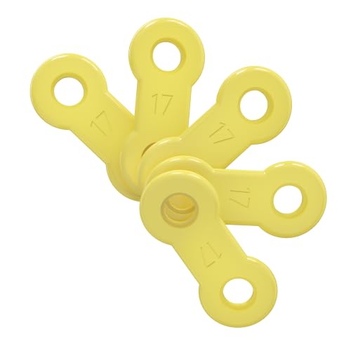Image of 20PCS Replacement Elastic Straps for Meyson EMA Application (Yellow, 17 mm)