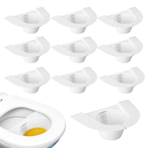 Recipiente para medir la orina de 10 piezas que evita derrames y simplifica analíticas 7