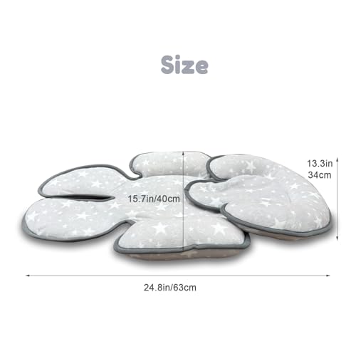 Almohadilla y Soporte Cabeza para Silla de Bebé miniatura 5