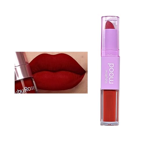Batom Duo Matte Mood CM04 HB86144 Ruby Rose