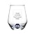 Custom Silica Stemless Wine Glasses 12 oz. Set of 10/50100, Personalized Bulk Pack - Restaurant Glassware, Perfect for Red Wine, White Wine, Cocktails - Clear