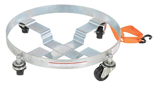 Vestil DRUM-QUAD-H Dolly multipropósito de acero miniatura 4