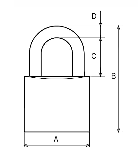 Tesa - Wechselschloss 55mm td5 am Messing