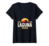 Photo Gallery donna laguna beach california | logo laguna beach retro wave maglietta con collo a v Photo Gallery donna laguna beach california | logo laguna beach retro wave maglietta con collo a v