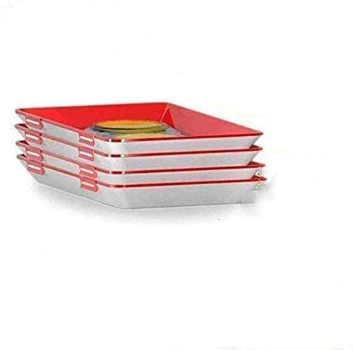 Food Preservation Tray Waste Food Preservation Tray Vacuum Fresh Storage Tray with Elastic Film Buckle Seal Storage Container Set Kitchen Gadgets