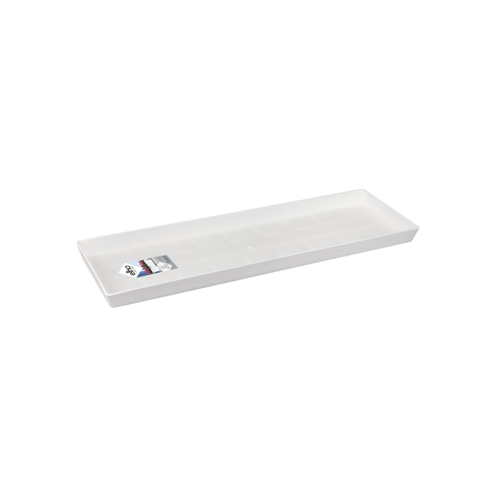 Elho Loft Urban podstawka balkonowa 50 – biała – na zewnątrz – Ø 47 x wys. 2,5 cm
