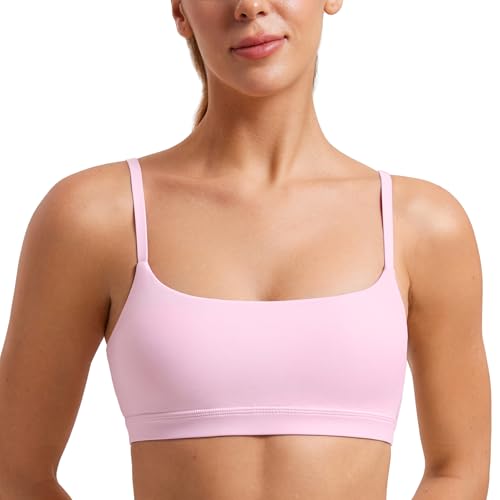 Sujetador deportivo yoga acolchado con tirantes finos regulables CRZ YOGA