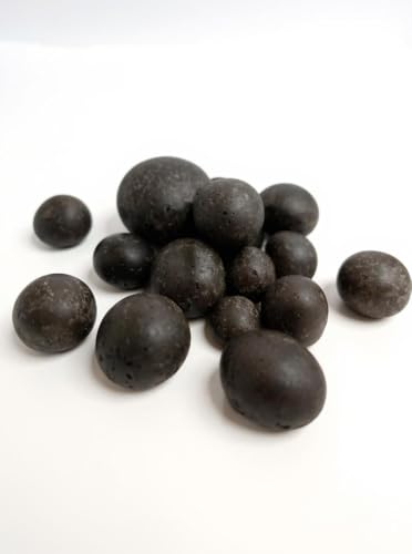 Piedras Volcánicas Negras Redondas 0,95kg