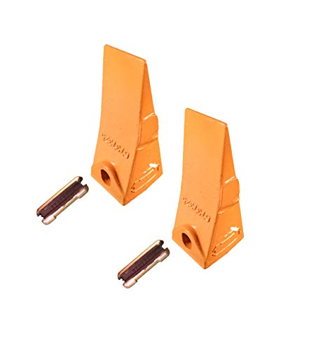 2 - Bobcat Style Mini Excavator Skid Steer Bucket Teeth w Pins - 6737325