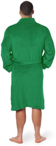 Northwest NFL New York Jets Retro Adult Unisex Silk Touch Bathrobe, Large/X-Large, Green, Officially Licensed Loungewear, Soft Plush Polyester - Image 3